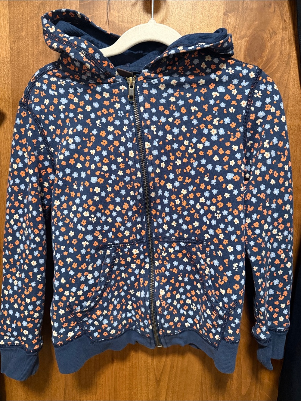 Girls (6) TEA Floral Zip-Up Hoodie